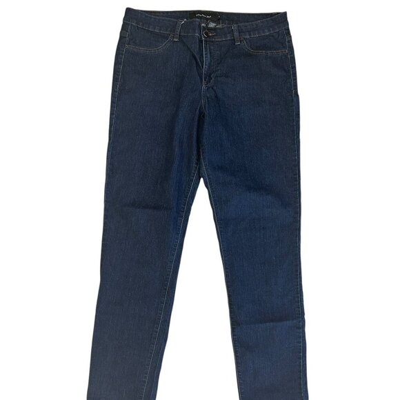 Calvin Klein Women's Jegging Legging Blue Denim Cotton Jean Sz 14 High‎ Rise - Picture 2 of 4